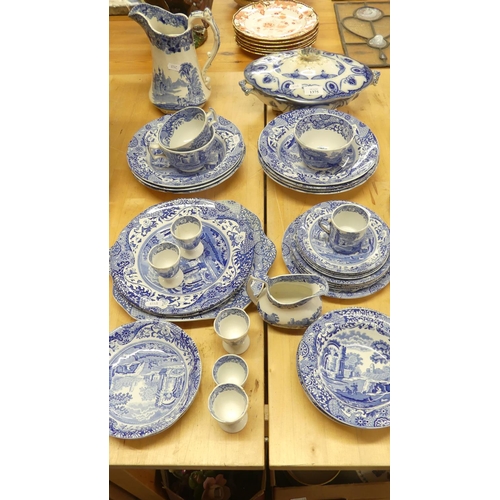 1375 - Collection of Spode Blue Italian & Other Dinnerware.