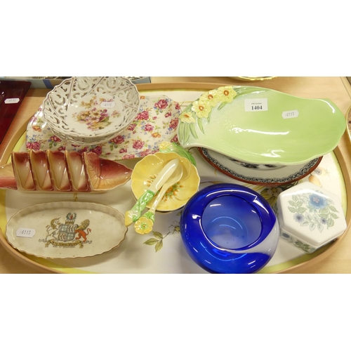 1404 - Tray Lot - Royal Winton, Carlton Ware etc.