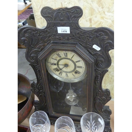 1458 - Ansonia American Mantel Clock (AF).