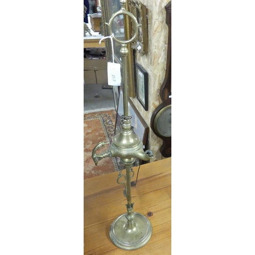 1475 - Reproduction Brass Cigar Table Lighter Stand.