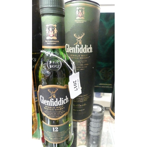 2017 - Half Bottle of 35cl Glenfiddich 12 Year Old Single Malt Scotch Whisky.