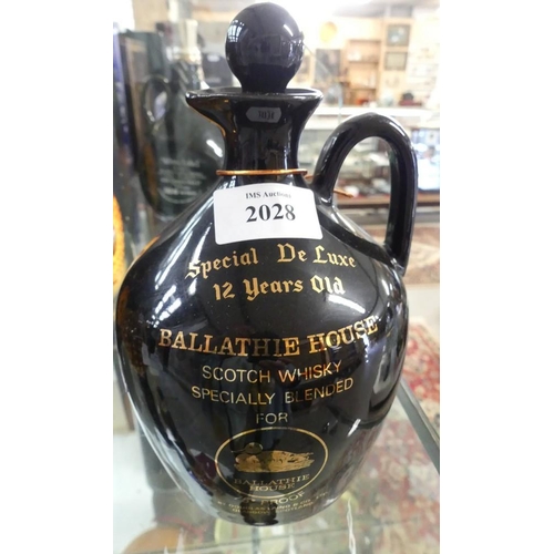 2028 - Decanter Bottle of Ballathie House 12 Year Old Blended Scotch Whisky.