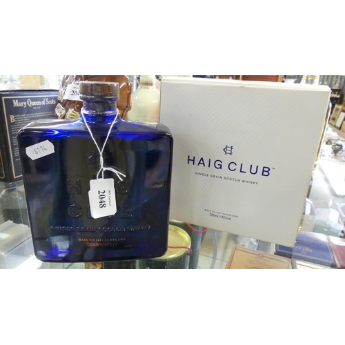 2048 - Bottle of Haig Club Single Grain Scotch Whisky.