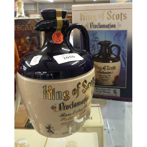 2050 - Decanter of King of Scots Old Scotch Whisky.