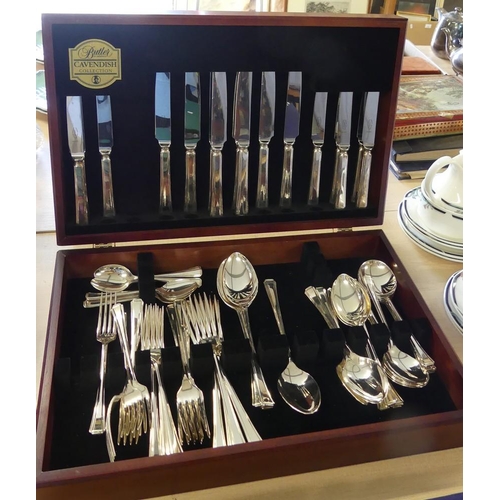 2152 - Canteen of Silverplated Cutlery by Butler.