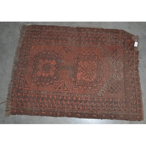 2574 - Small Bukhara Prayer Rug - 61 x 53cm.