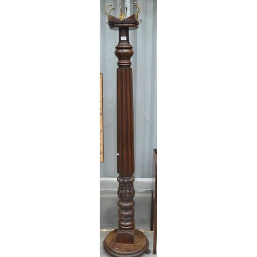 3004 - Victorian Mahogany Coat Rack