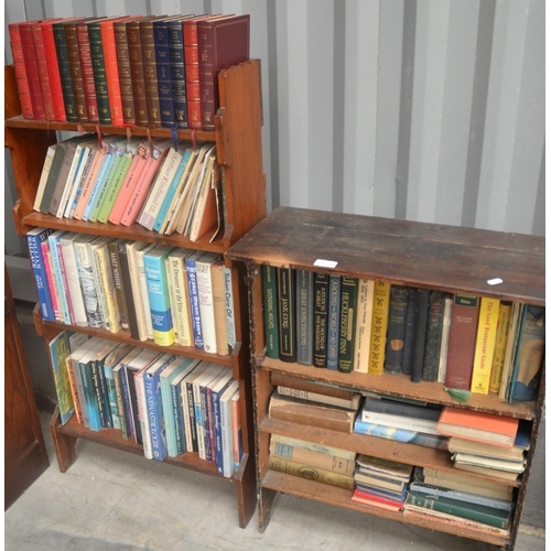 3029 - 2 Pine Bookcases With Assorted Books