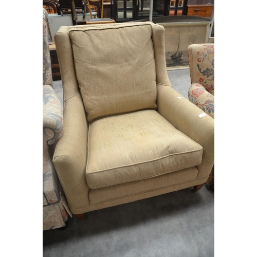 3034 - Oatmeal Fabric Armchair