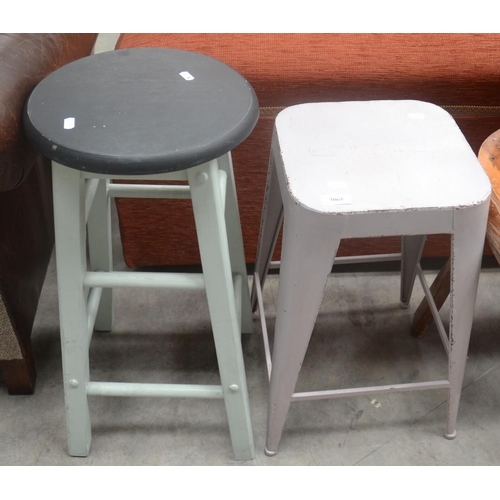 3065 - 2 Painted Stools