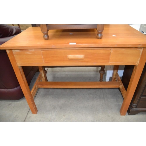 3429 - Pine Side Table with Drawer