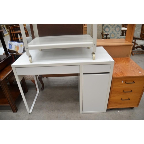 3431 - Ikea Desk, Coffee Table & File Cabinet