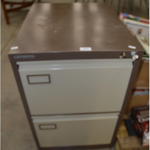 3473 - Metal 2 Drawer File Cabinet