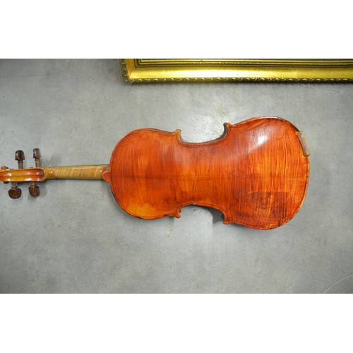 294 - Violin & Bow In Case