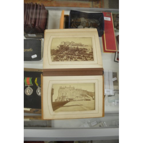 1193 - Two Victorian Mauchline Ware Photograph Albums.