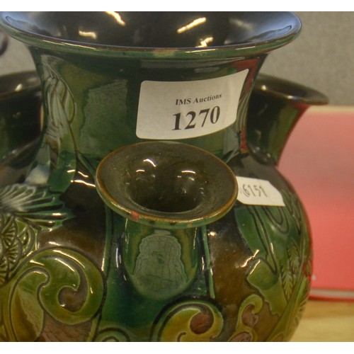 1270 - Brannan Ware Pottery Vase.