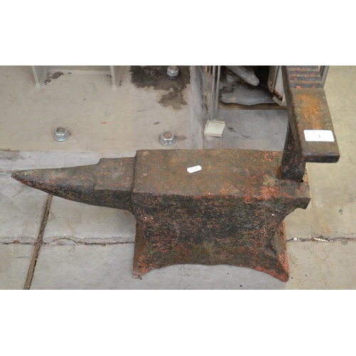 1 - Vintage Cast Iron Anvil