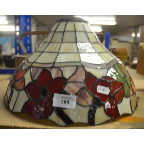 208 - Stained Glass Light Shade