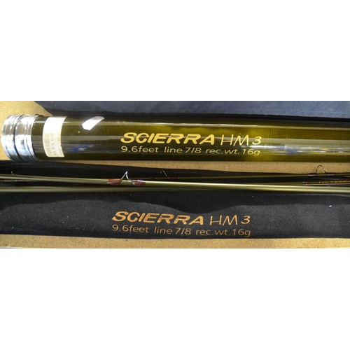 220 - Scierra 9.6ft Fishing Rod & Case