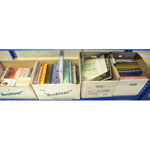 256 - 4 Boxes Of Assorted Books