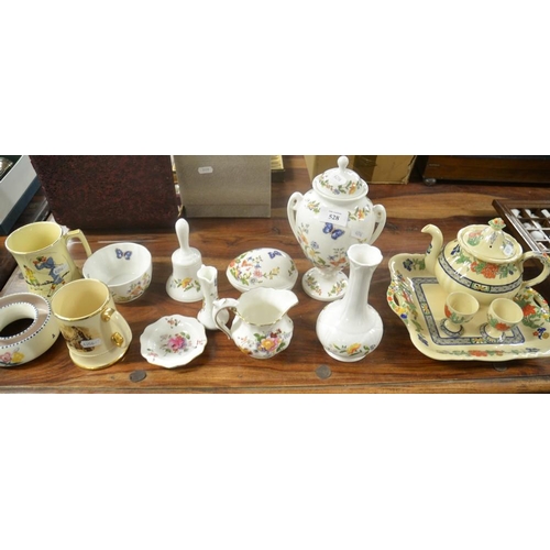 528 - Assorted China - Poole, Aynsley & Royal Crown Derby