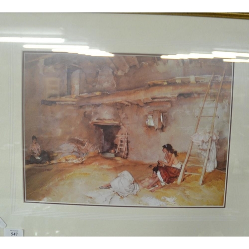 547 - Gilt Framed Russell Flint Print