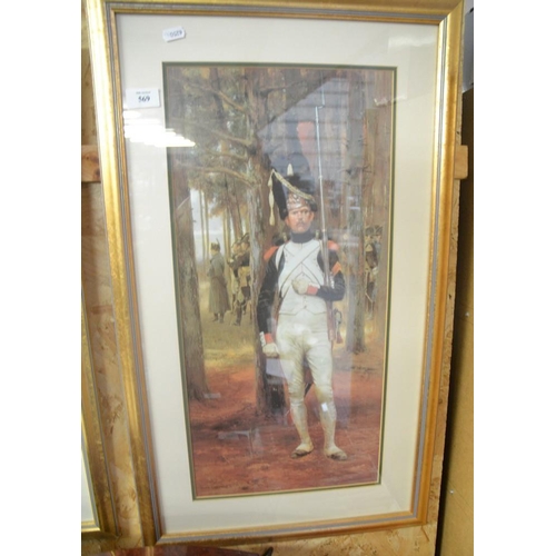 569 - Gilt Framed Military Print