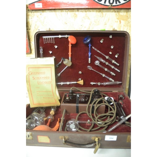 594 - Vintage Cased Medial Instrument