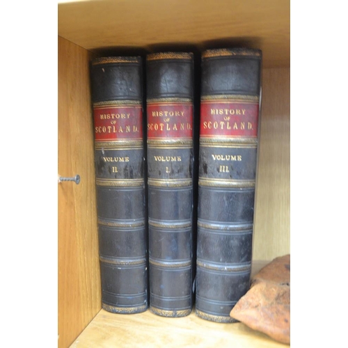 650 - 3 Volumes Half Leather History Of Scotland