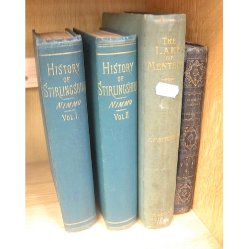 652 - 4 Vintage Books - History Of Stirlingshire, Nimmo's History Of Stirlingshire