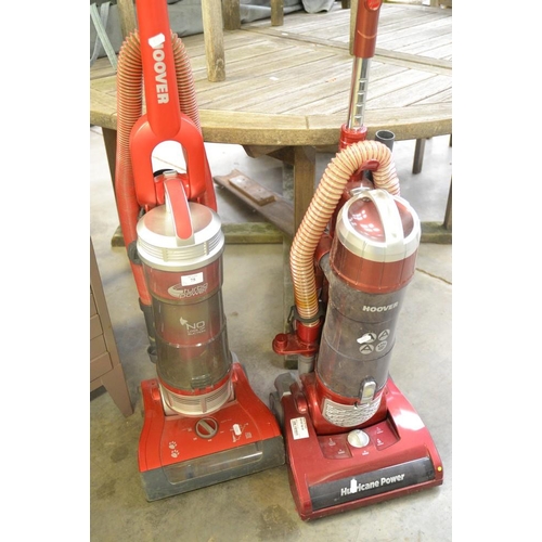 75 - 2 Hoover Vacuum Cleaners