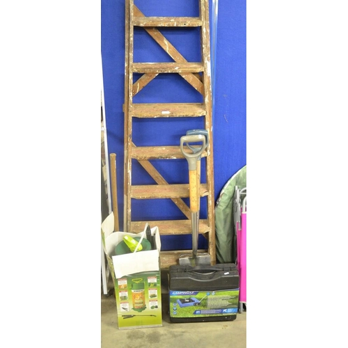 9 - Painters Steps, Garden Sprayer, Camping Stove & Garden Tools