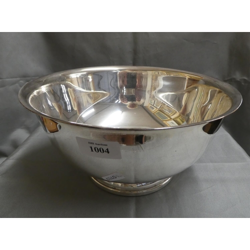 1004 - Gorham Plated Fruit Bowl, approx 26cm rim diameter.