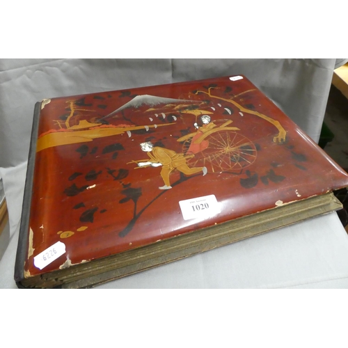 1020 - Japanese Lacquered Photo Album (no contents).