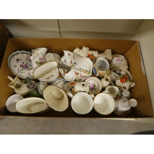 1058 - Box - Crested China, Jugs, Vases etc.