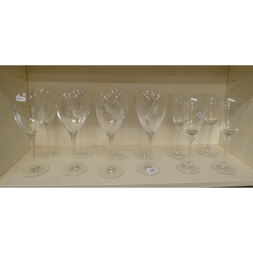 1077 - Assorted Wine Glasses - 8 & 4's