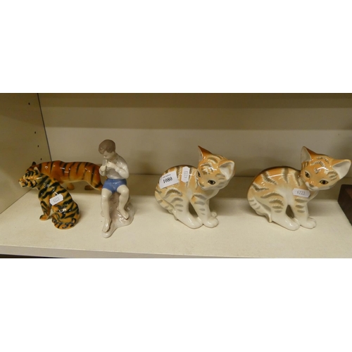 1080 - Assorted Porcelain Figure Groups.