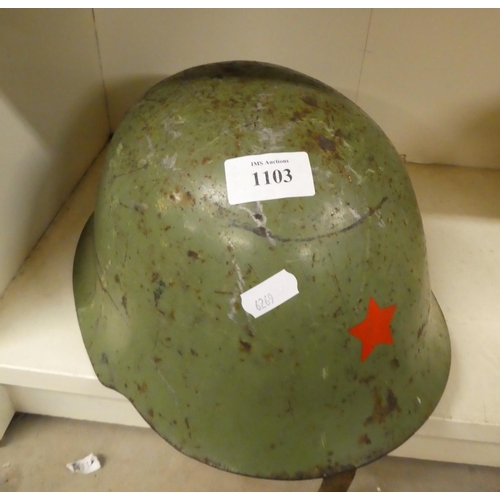 1103 - Chinese Military Helmet.