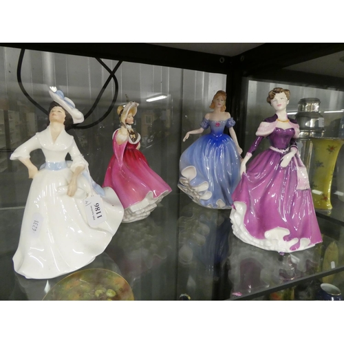 1186 - Four Doulton Figures - 