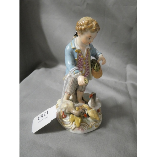 1283 - Small Meissen Porcelain Figure.