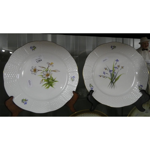 1284 - Pair of Herend Porcelain Cabinet Plates.