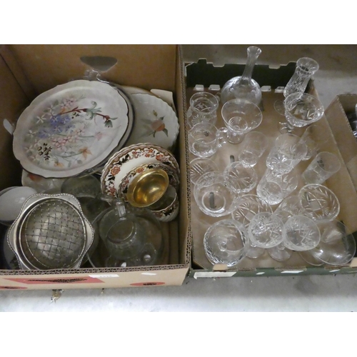 1325 - Two Boxes - Pottery & Glassware.