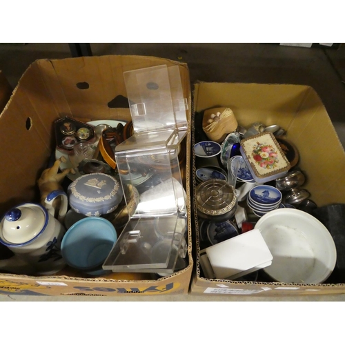 1345 - Box - Pottery, EP Wares etc.