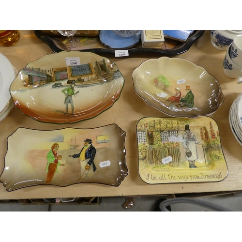 1360 - Royal Doulton Series Ware Bowls & Trays.