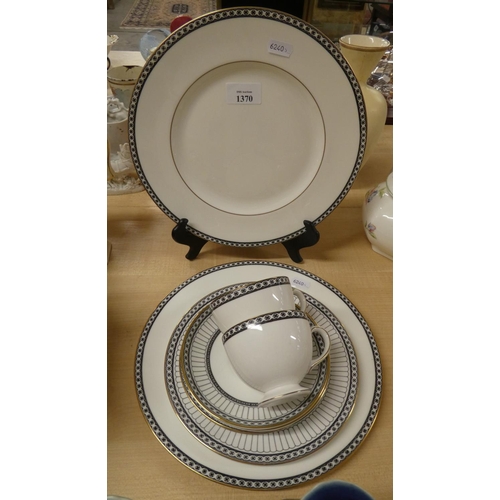 1370 - Wedgwood Bone China Tea & Dinnerware.