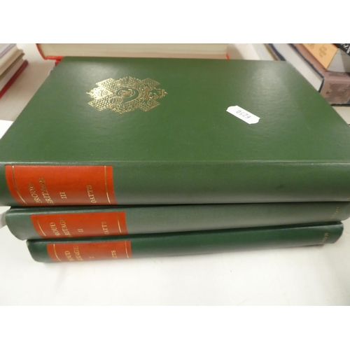 1466 - Three Vols - 1952 Proud Heritage, Story of the Highland Light Infantry.