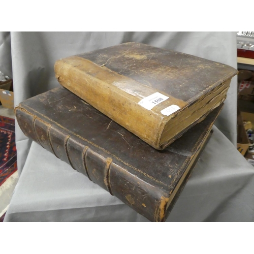 1508 - Two Victorian Leatherbound Bibles.