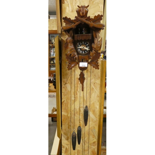 1546 - Carved Wood Cuckoo Clock.