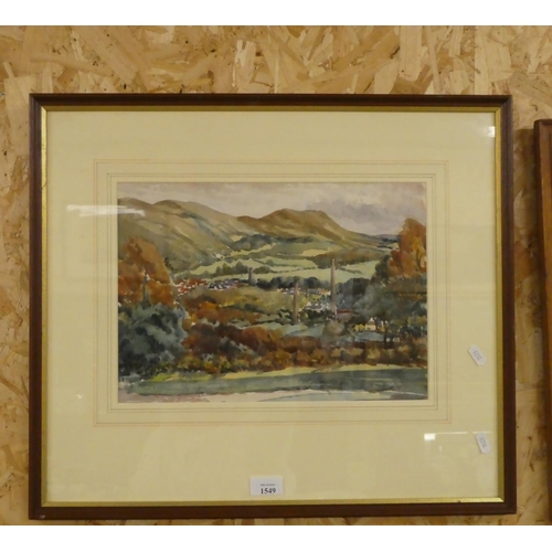 1549 - Framed Watercolour Entitled 