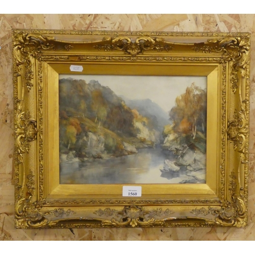 1560 - Framed Watercolour - 